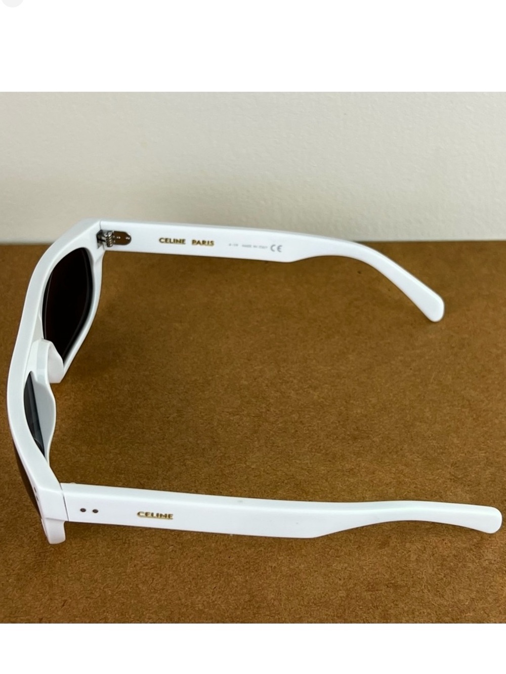 NEW CELINE WHITE MIRRORED SUNGLASSES - Picture 3 of 10